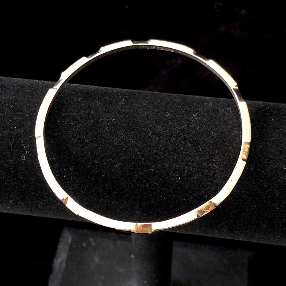 Vintage Mexican Alpaca Silver Bracelet Bangle